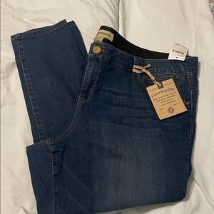 Democracy Women's Straight Leg Jeans in Dark Blue